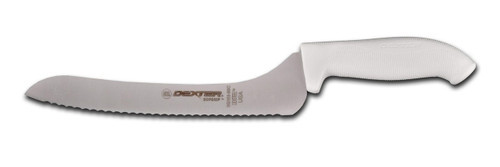 Dexter | 9" Sanwhich Knife, Scalloped, Offset, SoftGrip