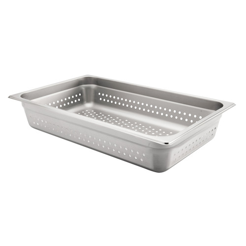 Thunder | 4" Full Size Steam Table Pan, Perforated
