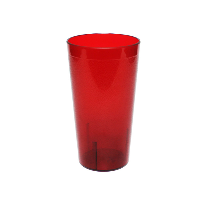 Thunder Group | 16 oz Red Textured Plastic Tumbler