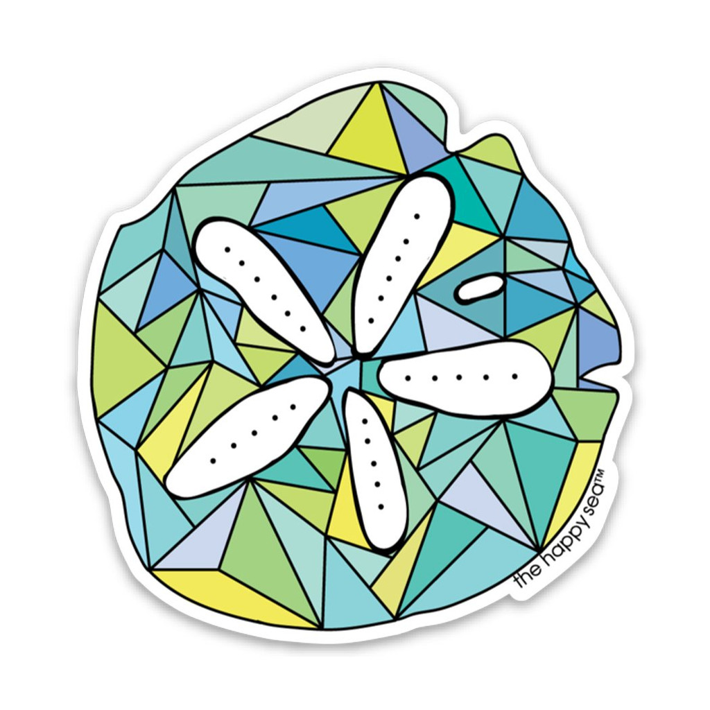 3" Sand dollar Vinyl Sticker