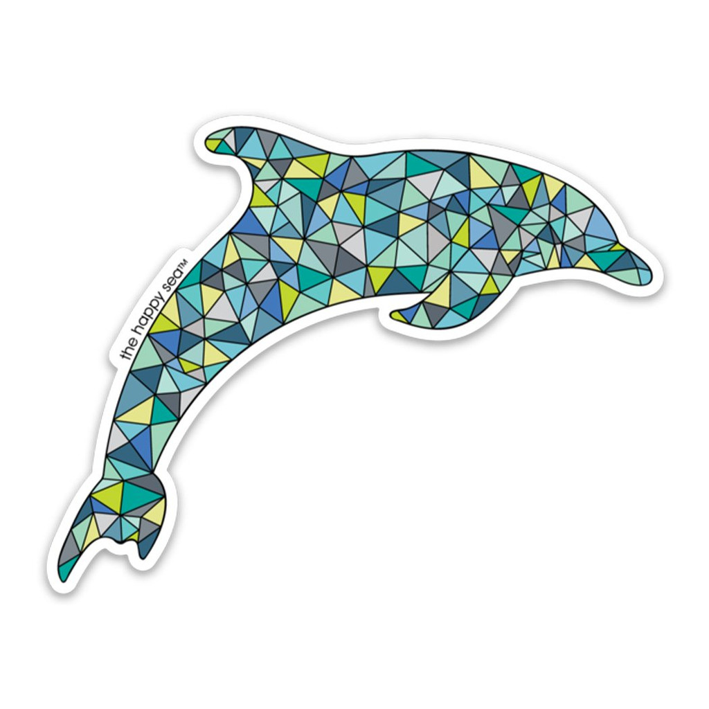 4" Dolphin Vinyl Sticker