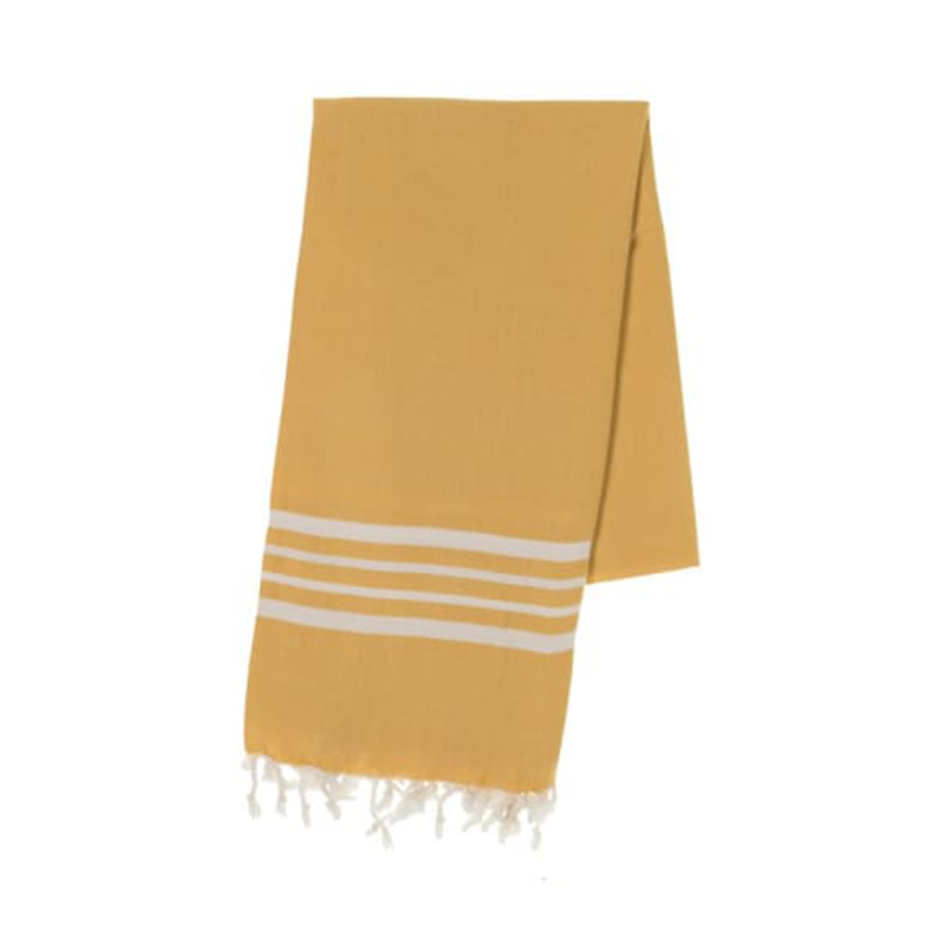 BUL-TOWEL-4STRIPE/YEL