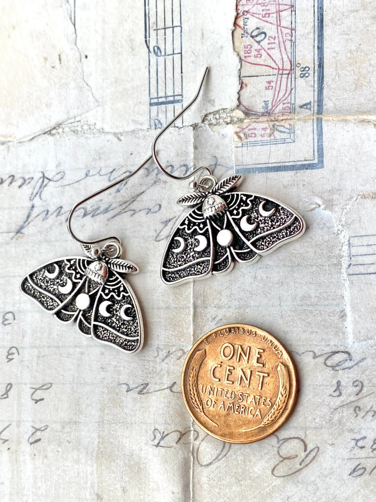 RTD-LUNA MOTH EARRINGS