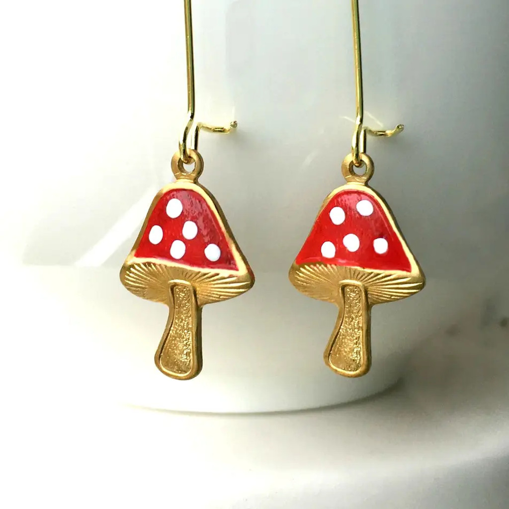 RTD-MUSHROOM EARRINGS