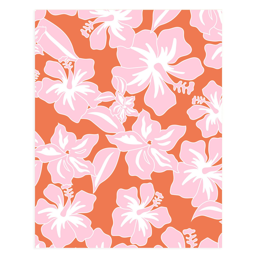 KC-TROPICAL HIBISCUS 11X14 ART PRINT