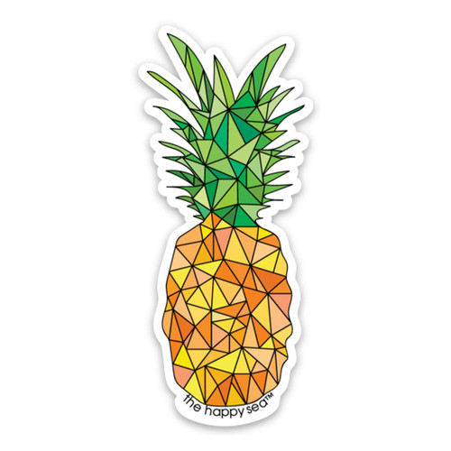 4" Pineapple Vinyl Sticker