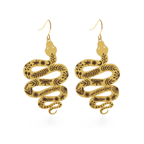 ME-SNAKE EARRINGS