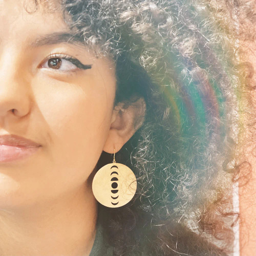 ME-LUNAR PHASE EARRINGS