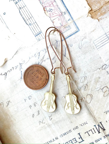 RTD-GUITAR EARRINGS