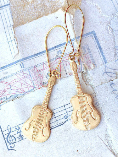 RTD-GUITAR EARRINGS