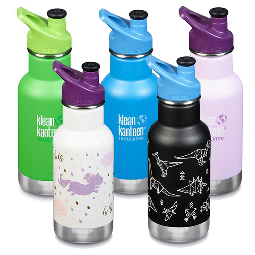 Klean Kanteen Insulated Sport Kids Water Bottle 12oz