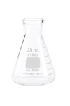 Flask, Erlenmeyer, Narrow Mouth, with Heavy Duty Rim, 25 mL Flask, Erlenmeyer, Narrow Mouth, with Heavy Duty Rim, 25 mL