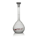 Volumetric Flask, PMP, with PP stopper, Class B, 1000 mL Volumetric Flask, PMP, with PP stopper, Class B, 1000 mL
