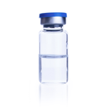 10ml Clear Vial Kit, Omni Stopper, Blue Aluminum Seal 10ml Clear Vial Kit, Omni Stopper, Blue Aluminum Seal