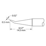 Cartridge, Conical, Bent, 0.5mm (0.02 In), 30deg (STTC-844)