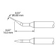 Cartridge, Conical, Bent, 0.4mm (0.016 In), 30deg (STTC-140)