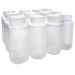 Reagent Bottle Wide Mouth 500ml with cap Polypropylene - Pack of 12