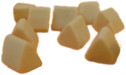 4mm x 4mm Polishing Triangles K-Polish Premium Ceramic Tumbling Media - 50 lbs