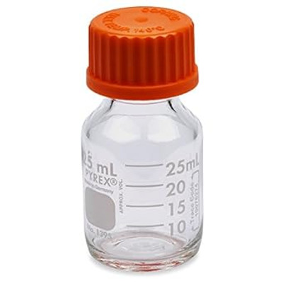 Round Media Storage Bottles, with GL25 Screw Cap, 25 mL Round Media Storage Bottles, with GL25 Screw Cap, 25 mL