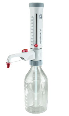 BRAND® Dispensette® S, analog-adjustable, with recirculation valve, volume range 10-100mL BRAND® Dispensette® S, analog-adjustable, with recirculation valve, volume range 10-100mL