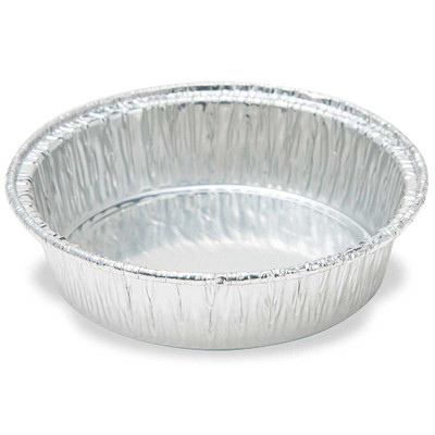 Aluminum Weigh Dish, 70mm OD, 75ml Crimped Side and Curled Lip