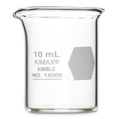Beaker, Griffin, low Form, Scale, 10mL