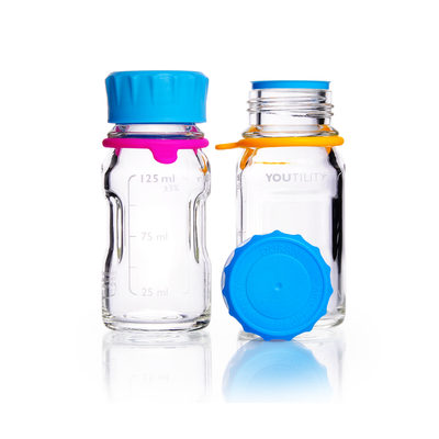 YOUTILITY Bottle GL45, 125ML PP CAP YOUTILITY Bottle GL45, 125ML PP CAP