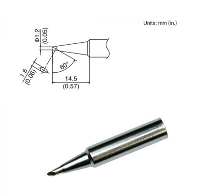 Tip Bevel 1.6MM/60DEG X 14.5MM FX-8801/600D/600