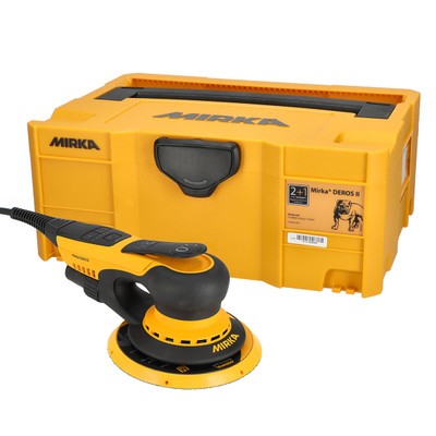 Mirka® DEROS II 625X 6", 2.5 mm orbit w/ case