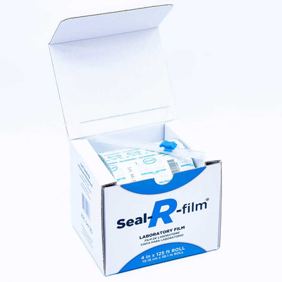 Seal-R-Film Laboratory Film, 4 in. x 125 ft Roll with Dispenser Box and Cutter