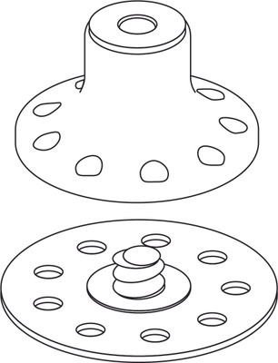 2" Backup Pads TR (Screw-On)