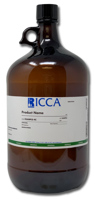 Water, Distilled ACS Reagent 4 L Glass amber