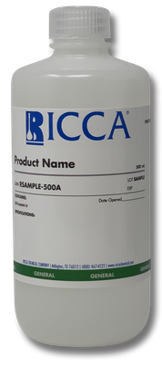 Britton-Robinson, pH 11.96,.1M 500 mL Poly natural
