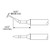 Cartridge, Conical, Bent, 0.4mm (0.016 In), 30deg (STTC-140)
