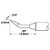 Cartridge, Conical, Bent, 0.4mm (0.016 In), 30deg (STTC-140)