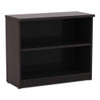 Alera Valencia Series Bookcase, Two-shelf, 31 3/4w X 14d X 29 1/2h, Espresso