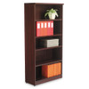 Alera Valencia Series Bookcase, Five-shelf, 31 3/4w X 14d X 64 3/4h, Mahogany