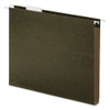 Box Bottom Hanging File Folders, Legal Size, 1/5-cut Tab, Standard Green, 25/box