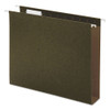 Box Bottom Hanging File Folders, Letter Size, 1/5-cut Tab, Standard Green, 25/box