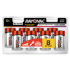 Fusion Advanced Alkaline D Batteries, 8/pack