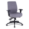Alera Wrigley Series 24/7 High Performance Mid-back Multifunction Task Chair, Up To 275 Lbs, Gray Seat/back, Black Base