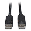 Displayport Cable With Latches (m/m), 4k X 2k 3840 X 2160 @ 60hz, 3 Ft.