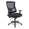 Alera Elusion Ii Series Mesh Mid-back Swivel/tilt Chair, Supports Up To 275 Lbs, Black Seat/black Back, Black Base