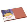 Construction Paper, 58lb, 12 X 18, Brown, 50/pack