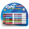 Low-odor Dry-erase Marker, Fine Bullet Tip, Assorted Colors, 12/set