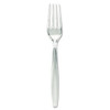 Plastic Cutlery, Forks, Heavyweight, Clear, 1,000/carton