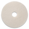 Polishing Pads, 19" Diameter, White, 5/ct