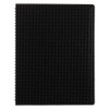 Duraflex Poly Notebook, 1 Subject, Medium/college Rule, Black Cover, 11 X 8.5, 80 Sheets