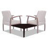 Alera Reception Lounge 700 Series Gang Table, Corner, 27 1/2 X 27 1/2, Mahogany