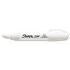 Permanent Paint Marker, Extra-broad Chisel Tip, White